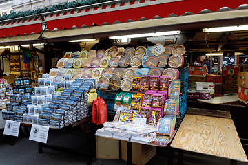 Image showing Souvenir shop at famous Havel Market in second week of Advent in