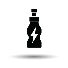 Image showing Energy drinks bottle icon