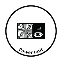 Image showing Power unit icon Vector illustration