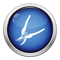 Image showing Garden scissors icon