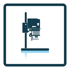 Image showing Icon of photo enlarger