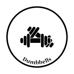 Image showing Dumbbell icon