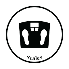 Image showing Icon Floor scales of 