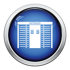 Image showing Stadium entrance turnstile icon