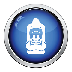 Image showing Baby car seat icon