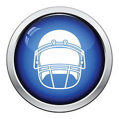 Image showing American football helmet icon