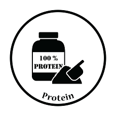 Image showing Icon of Protein conteiner