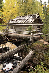 Image showing Wooden mill