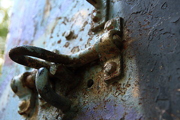 Image showing Old rusty door