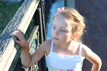 Image showing fashionable girl with beautiful coiffure