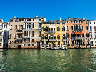 Image showing Canal Grande in Venice HDR