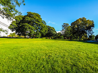 Image showing HDR Park in Clifton in Bristol