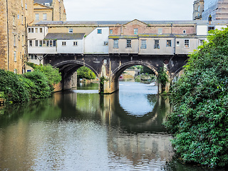 Image showing HDR Pulteney Bridge in Bath