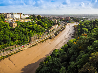 Image showing HDR River Avon Gorge in Bristol