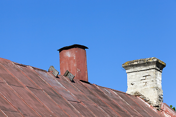 Image showing The old roof