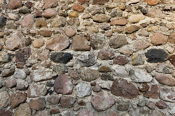 Image showing Part of the wall of the fortress