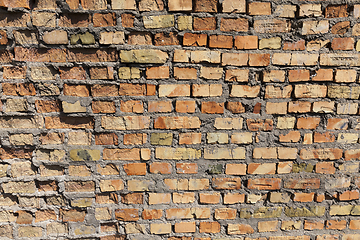 Image showing Old brick wall