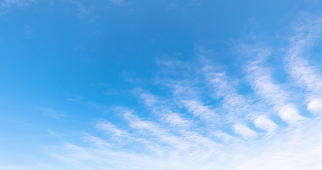 Image showing cloudy morning sky nature background