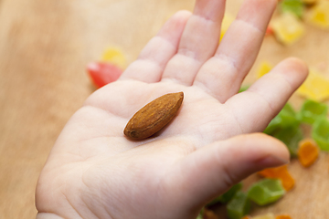 Image showing almond nuts, close-up