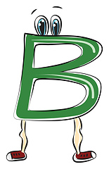 Image showing Letter B alphabet emoji vector or color illustration