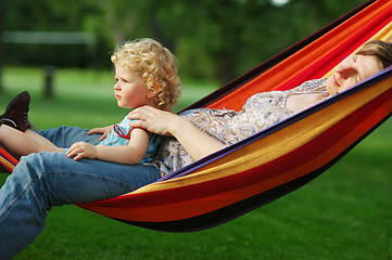 Image showing In hammock