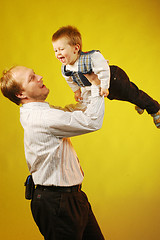 Image showing Father with son