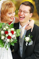 Image showing Newlyweds