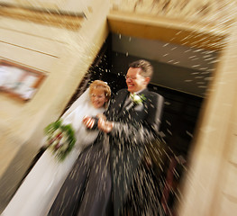 Image showing Newlyweds