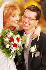 Image showing Newlyweds