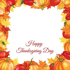 Image showing Thanksgiving Day Greeting Card
