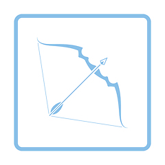 Image showing Bow and arrow icon