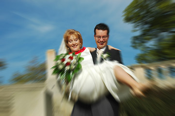 Image showing Newlyweds