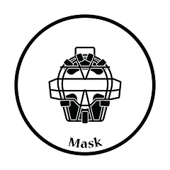 Image showing Baseball face protector icon