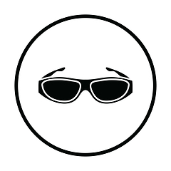 Image showing Poker sunglasses icon