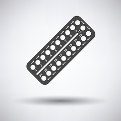 Image showing Contraceptive pil pack icon