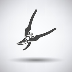 Image showing Garden scissors icon