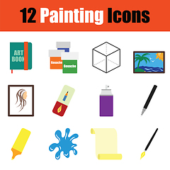 Image showing Painting  icon set