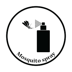 Image showing Mosquito spray icon