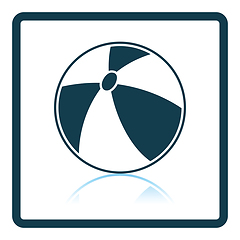 Image showing Baby rubber ball icon