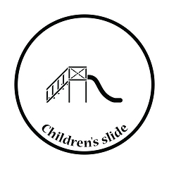 Image showing Children\'s slide icon