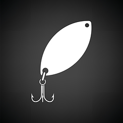 Image showing Icon of Fishing spoon