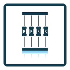 Image showing Resistor tape icon