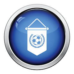 Image showing Football pennant icon