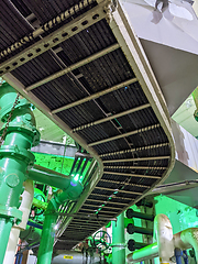 Image showing cable tray with electrical cable layout engineering