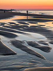 Image showing beautiful sunrise at myrtle beach in south carolina atlantic oce