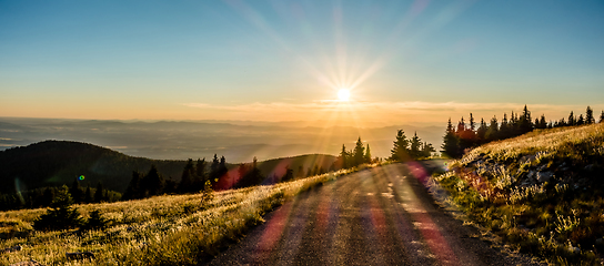 Image showing beautiful scenic nature views at spokane mountain in washington