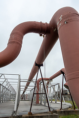 Image showing neavy duty industrial plant piping