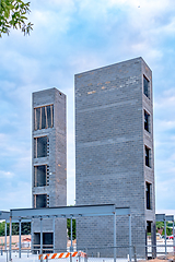 Image showing Rock hill south carolina downtown in the morning