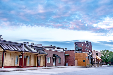 Image showing Rock hill south carolina downtown in the morning