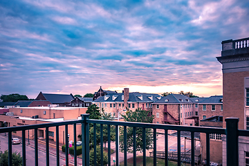 Image showing Rock hill south carolina downtown in the morning